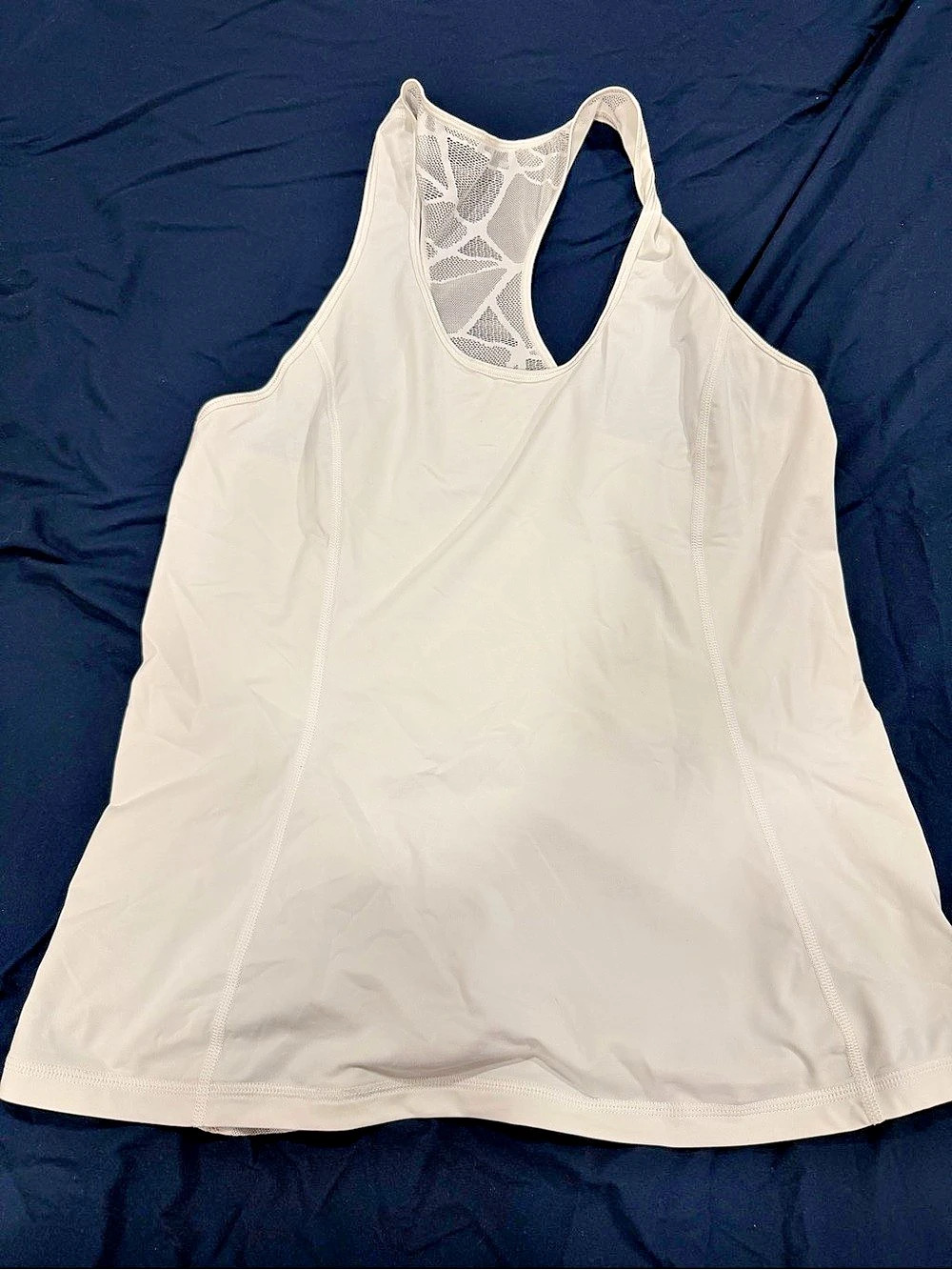 lululemon Mix & Mesh Tank Women's Racerback Tank Top White